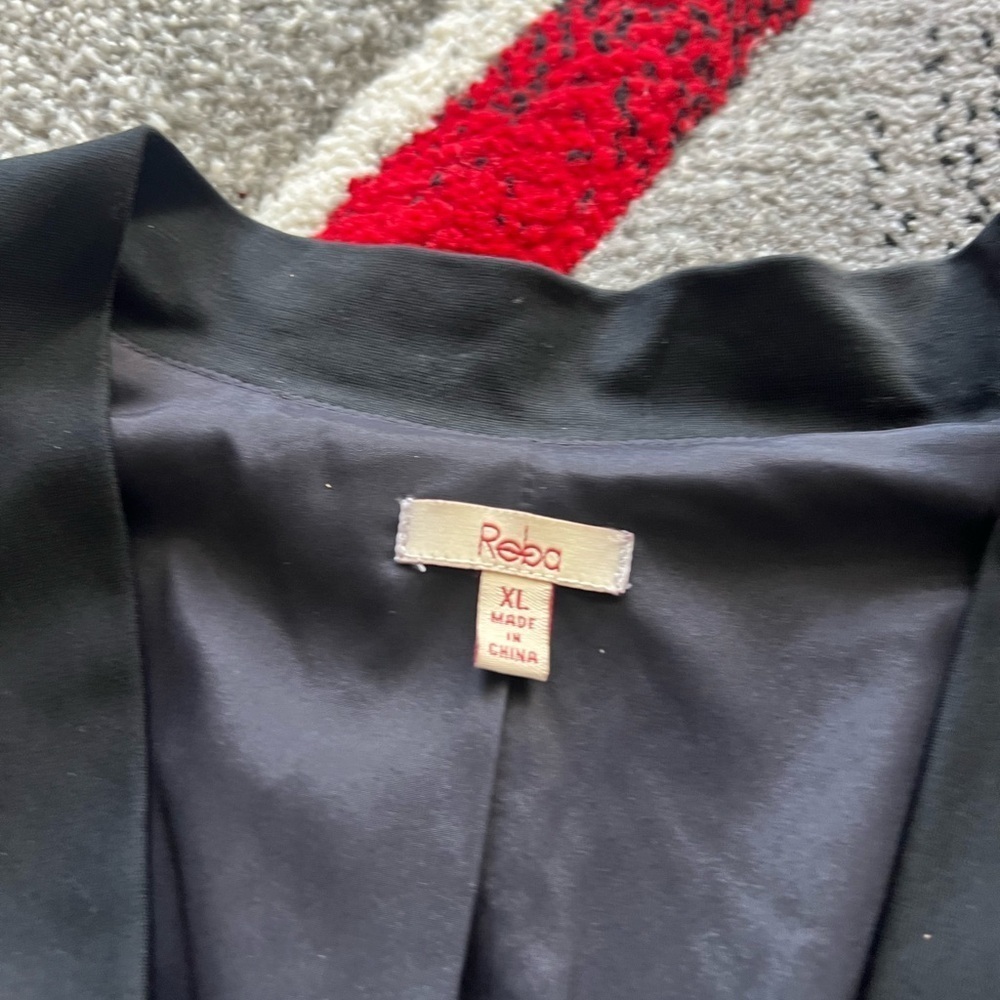 Reba Sequin Snake Print Open Front Cardigan - image 3